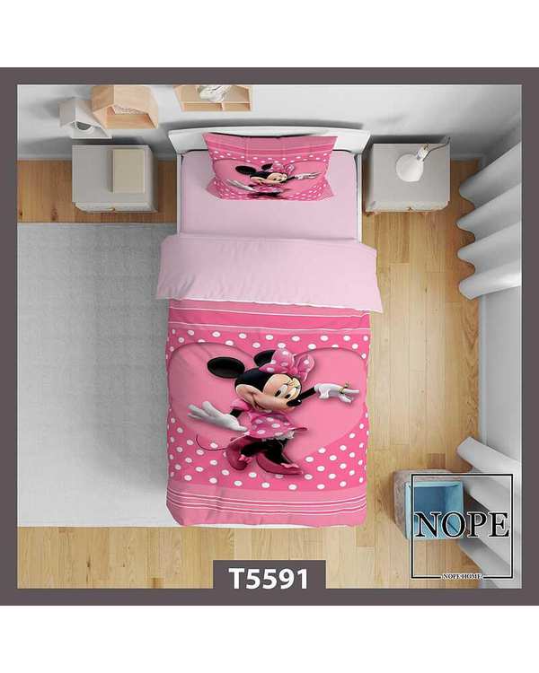 روتختی کودک یک نفره 5 تکه نوپه هوم Nopehome طرح انیمیشنی میکی موس کد T5591