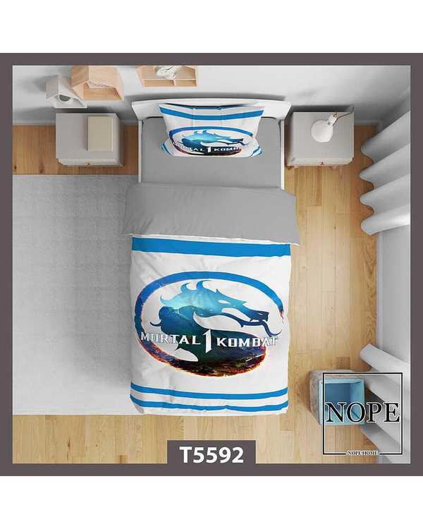 روتختی کودک یک نفره 5 تکه نوپه هوم Nopehome طرح مورتال کمبات کد T5592