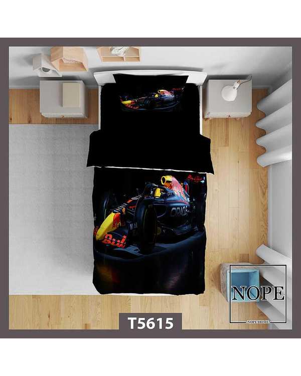روتختی کودک یک نفره 5 تکه نوپه هوم Nopehome طرح Racing car کد T5615