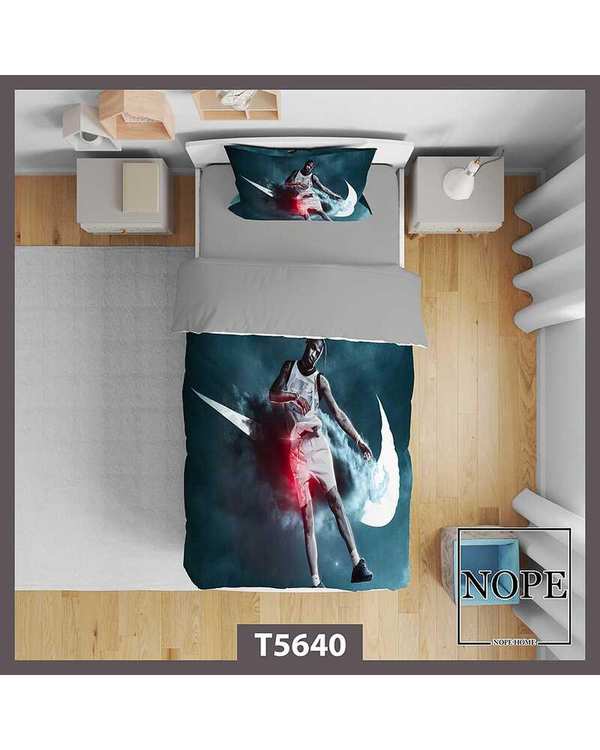 روتختی کودک یک نفره 5 تکه نوپه هوم Nopehome طرح اسپرت نایک کد T5640