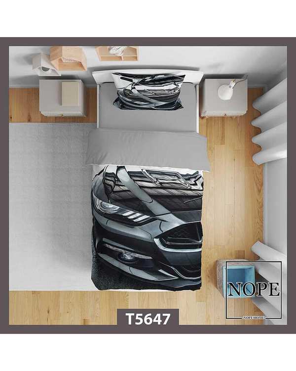 روتختی کودک یک نفره 5 تکه نوپه هوم Nopehome طرح جلو ماشین کد T5647