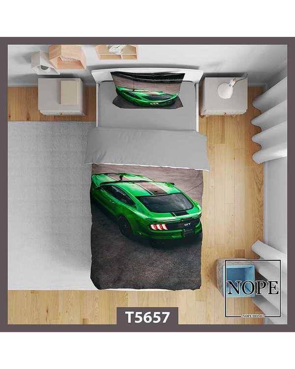 روتختی کودک یک نفره 5 تکه نوپه هوم Nopehome طرح ماشین اسپورتی کد T5657