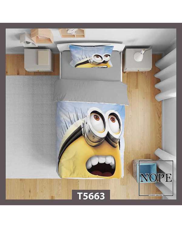 روتختی کودک یک نفره 5 تکه نوپه هوم Nopehome طرح minion کد T5663