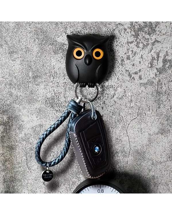جا کلیدی مشکی مدل Night Owl KeyHolder طرح جغد - تصویر 3
