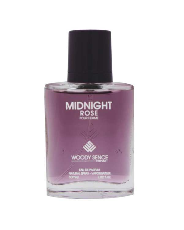 عطر جیبی زنانه وودی سنس Woody Sence مدل Midnight Rose حجم 30ml