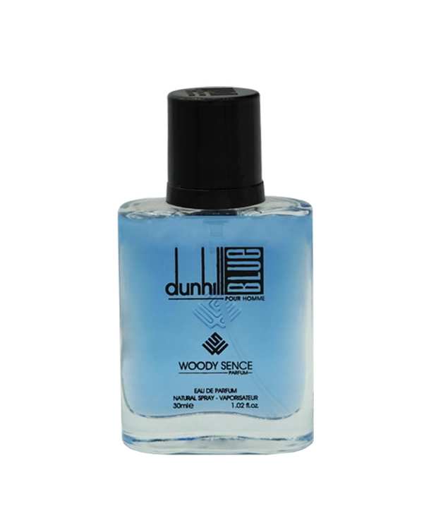 عطر جیبی مردانه وودی سنس Woody Sence مدل دانهیل بلو Dunhill Blue حجم 30ml