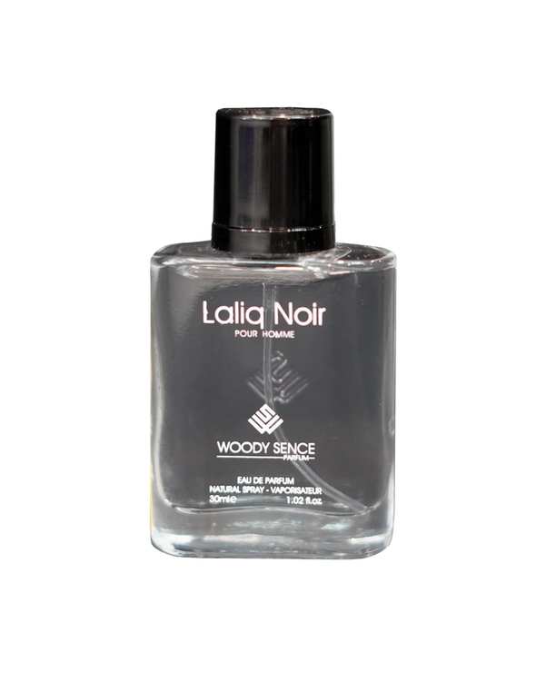 عطر جیبی مردانه وودی سنس Woody Sence مدل لالیک نویر Laliq Noir حجم 30ml