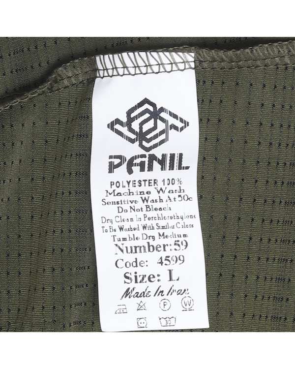 شلوارک ورزشی مردانه کشاله دار سبز ارتشی پانیل Panil کد 4599 - تصویر 5