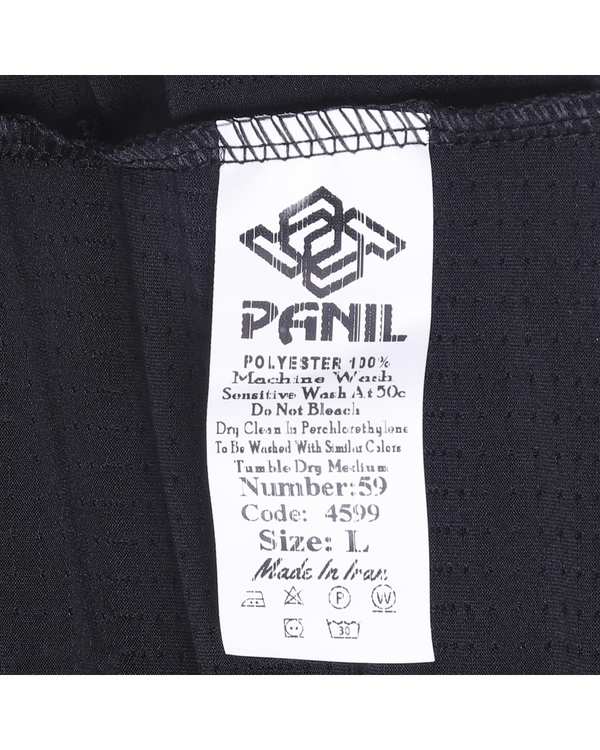شلوارک ورزشی مردانه کشاله دار مشکی پانیل Panil کد 4597 - تصویر 5