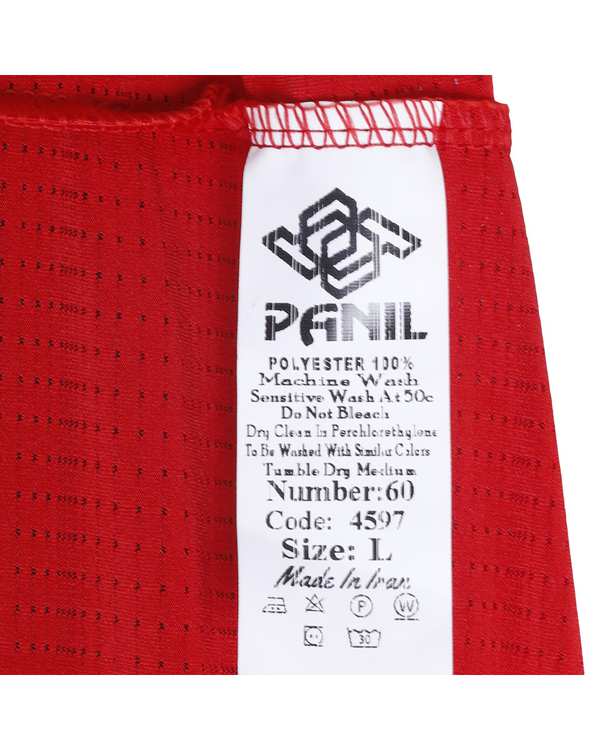 شلوارک ورزشی مردانه کشاله دار قرمز پانیل Panil کد 4597 - تصویر 4