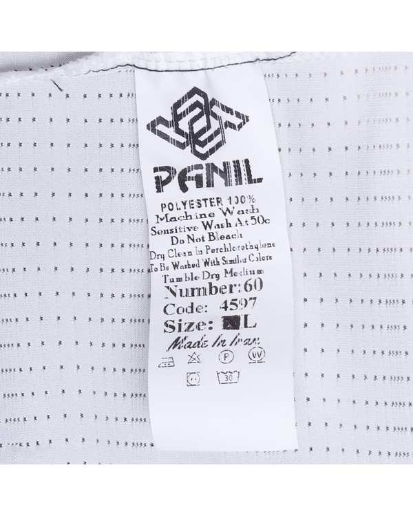 شلوارک ورزشی مردانه کشاله دار سفید پانیل Panil کد 4597 - تصویر 4