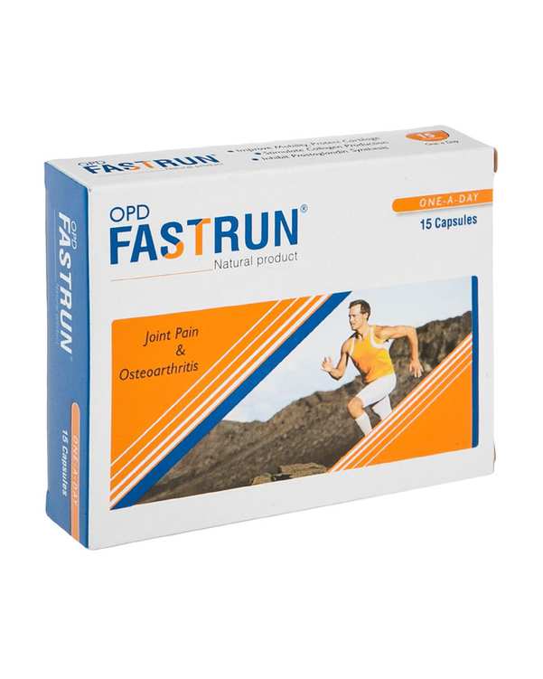 کپسول تقویت مفاصل و استخوان او پی دی فارما OPD Pharma مدل فست ران Fast Run بسته ۱۵ عددی