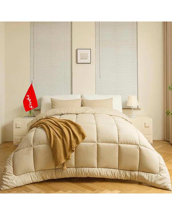 روتختی یک نفره 5 تکه مینیمال نوپه هوم Nopehome طرح مربعی کرم کد 041