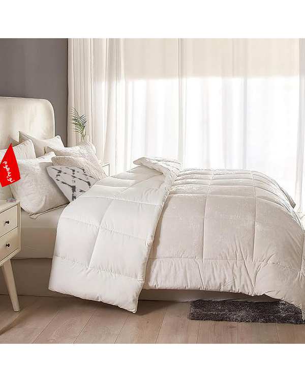 روتختی یک نفره 5 تکه مینیمال نوپه هوم Nopehome طرح مربعی کرم روشن کد 110
