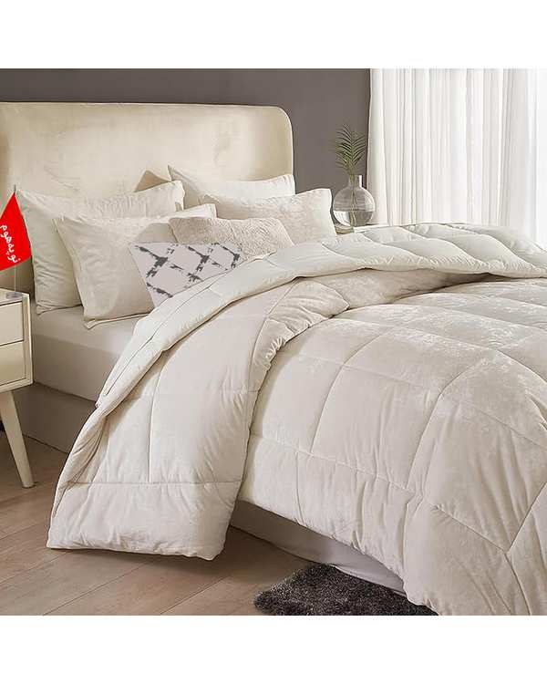 روتختی یک نفره 5 تکه مینیمال نوپه هوم Nopehome طرح مربعی کرم روشن کد 112
