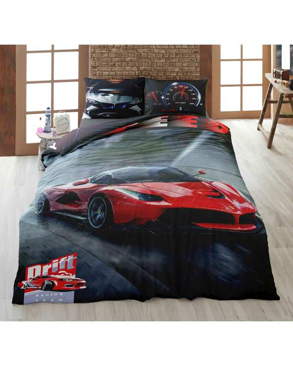 سرویس لحاف روتختی تک نفره 4 تکه دو رو میکرو تنسل گیاهی TURKAZ مدل 1092