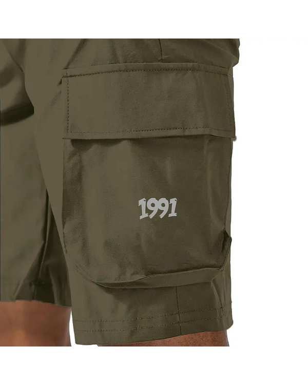 شلوارک ورزشی مردانه زیتونی نوزده نود و یک 1991 مدل SH1950 OGr - تصویر 3