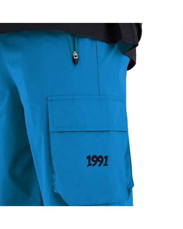 شلوارک ورزشی مردانه آبی نوزده نود و یک 1991 مدل SH1950 BL - تصویر 5