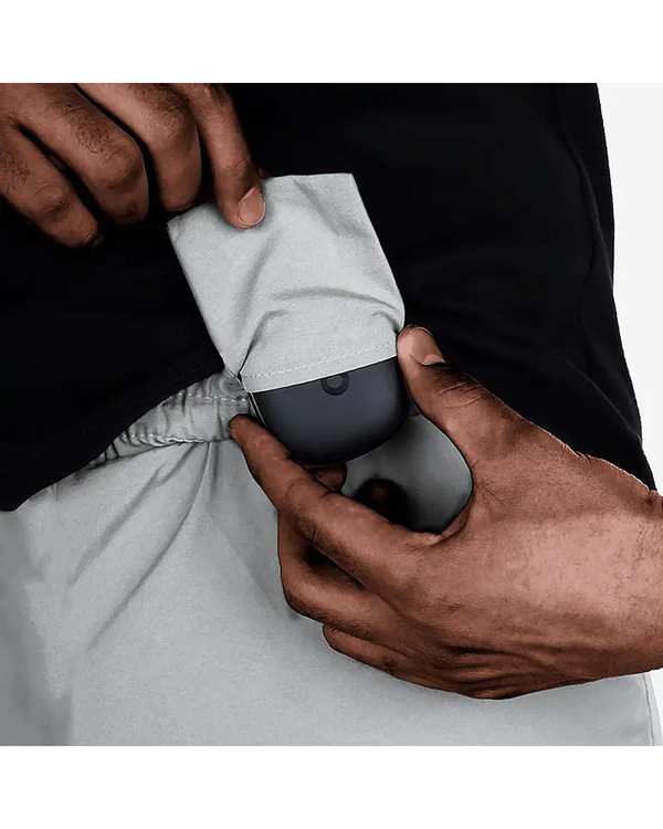 شلوارک ورزشی مردانه طوسی نوزده نود و یک 1991 مدل SH1960 G - تصویر 4