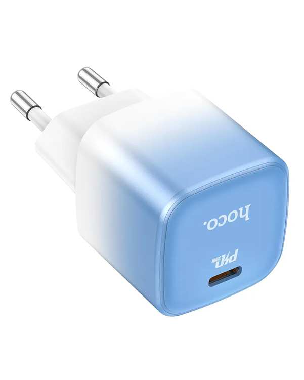 شارژر دیواری 20 وات آبی هوکو HOCO مدل C101A USB PD