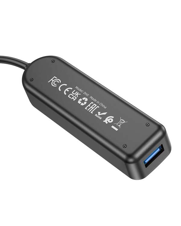 هاب 4 پورت USB3.0 بروفون مدل DH5 4IN1 طول 1.2 متر - تصویر 3
