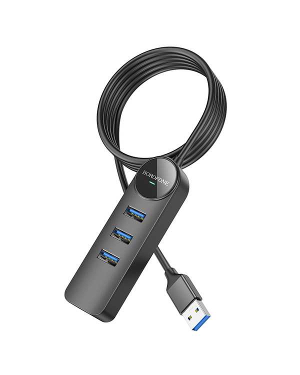 هاب 4 پورت USB3.0 بروفون مدل DH5 4IN1 طول 1.2 متر - تصویر 4