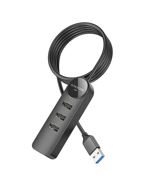 هاب 4 پورت USB-A بروفون Borofone مدل DH5 4IN1 طول 1.2متر