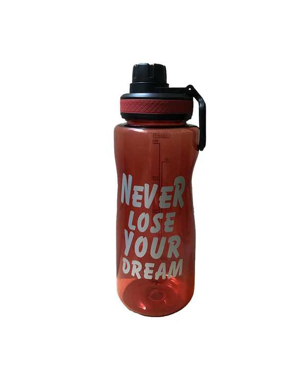 قمقمه قرمز مدل never lose گنجایش 1 لیتر