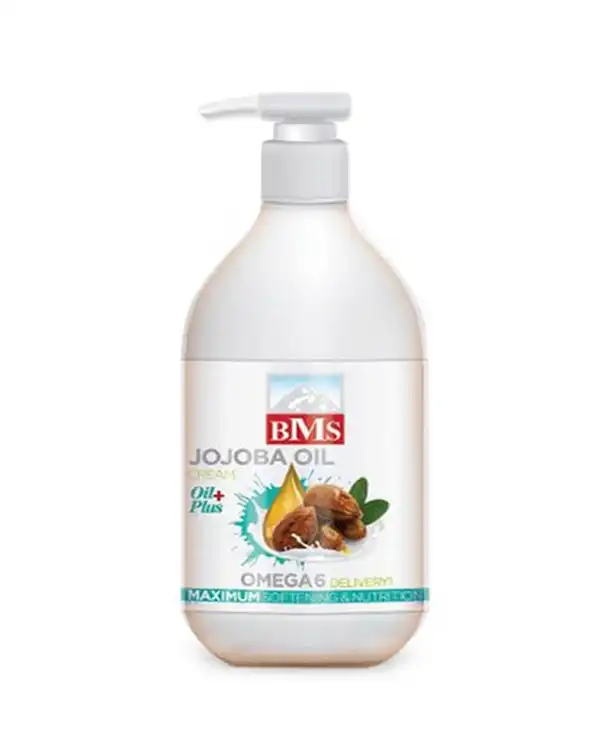 کرم مرطوب کننده دست و صورت بی ام اس BMS حاوی روغن جوجوبا حجم 300ml