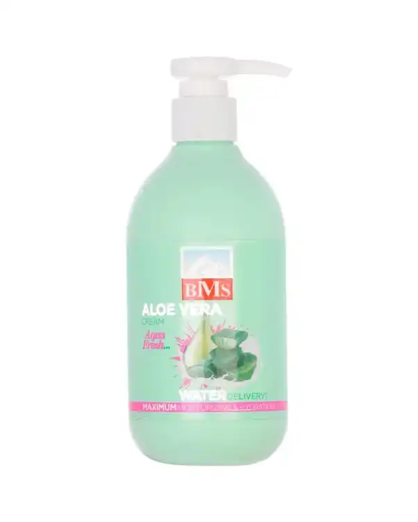 کرم دست و صورت بی ام اس BMS حاوی عصاره آلوئه ورا حجم 300ml