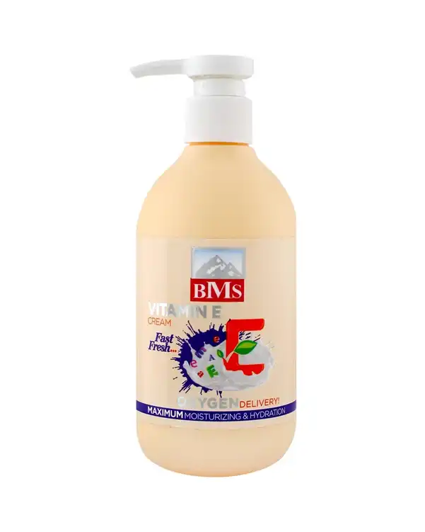 کرم دست و صورت بی ام اس BMS حاوی ویتامین E حجم 300ml