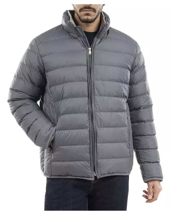 کاپشن مردانه طوسی تیره سوپردرای Superdry کد M14A42004C