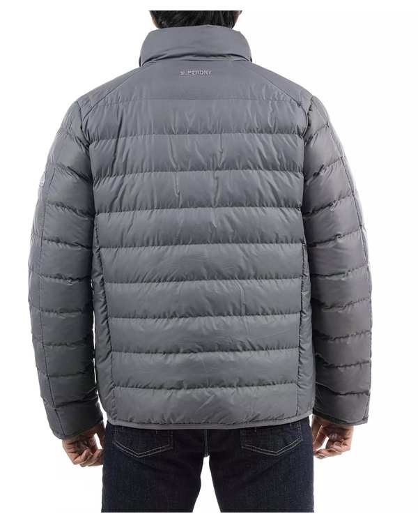 کاپشن مردانه طوسی تیره سوپردرای Superdry کد M14A42004C - تصویر 2