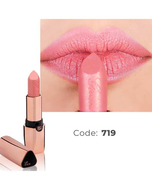 رژ لب جامد مرطوب کننده لابلا جیوانی La Belle Givani صورتی روشن شماره 719 حجم 6ml - تصویر 2