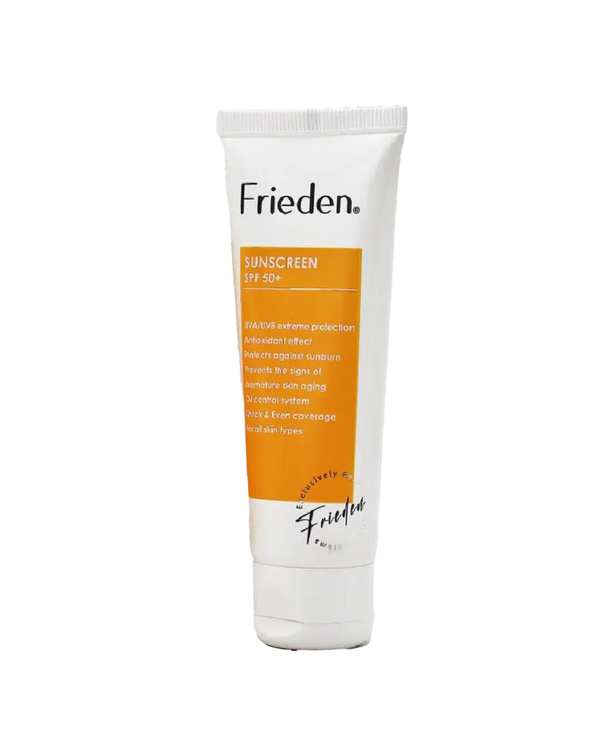 کرم ضد آفتاب بی رنگ SPF50 فریدن Frieden حجم 50ml