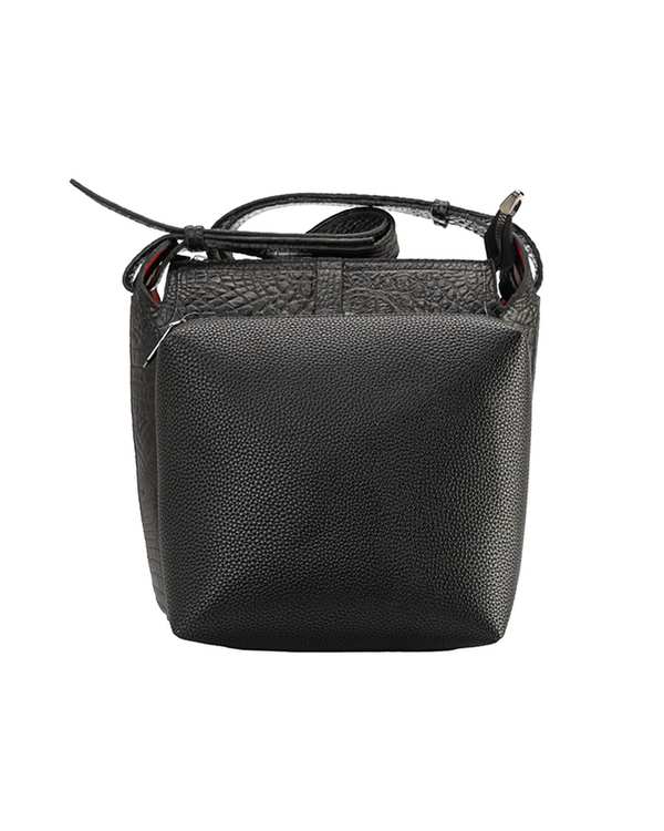 کیف چرم زنانه دوشی مشکی صاد Saad مدل RZ2808 - تصویر 2