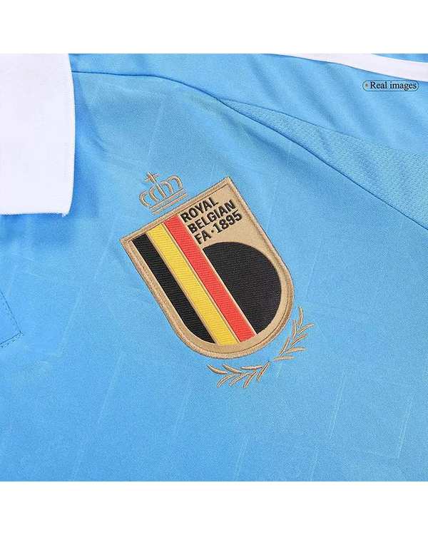 ست پولوشرت و شلوارک ورزشی مردانه مدل بلژیک Away 2024 - تصویر 9