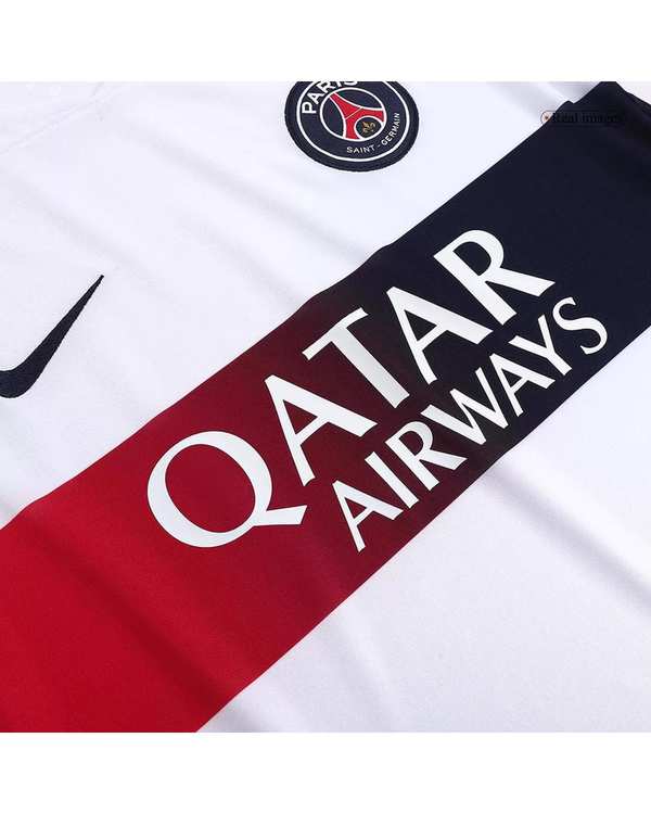 ست تی شرت آستین کوتاه و شلوارک ورزشی مردانه مدل پاریس Away 2024 - تصویر 3