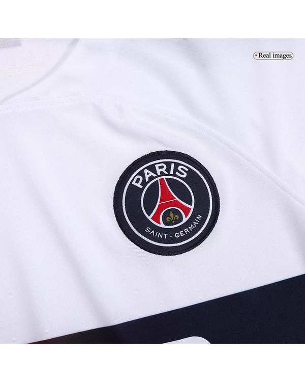 ست تی شرت آستین کوتاه و شلوارک ورزشی مردانه مدل پاریس Away 2024 - تصویر 4
