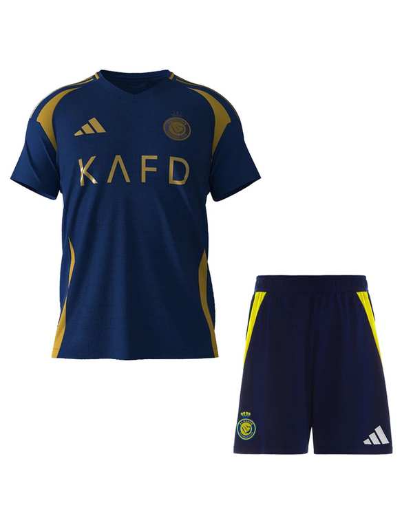 ست تی شرت و شلوارک ورزشی مردانه مدل النصر کد Away 2025