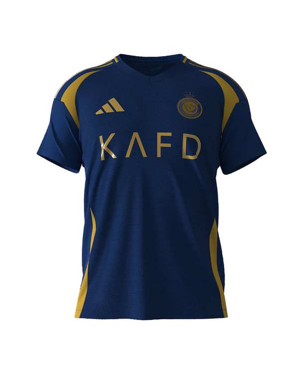 ست تی شرت و شلوارک ورزشی مردانه مدل النصر کد Away 2025 - تصویر 2