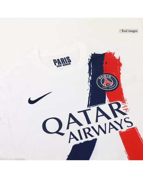 ست تی شرت و شلوارک ورزشی مردانه مدل پاریس Away 2025 - تصویر 7