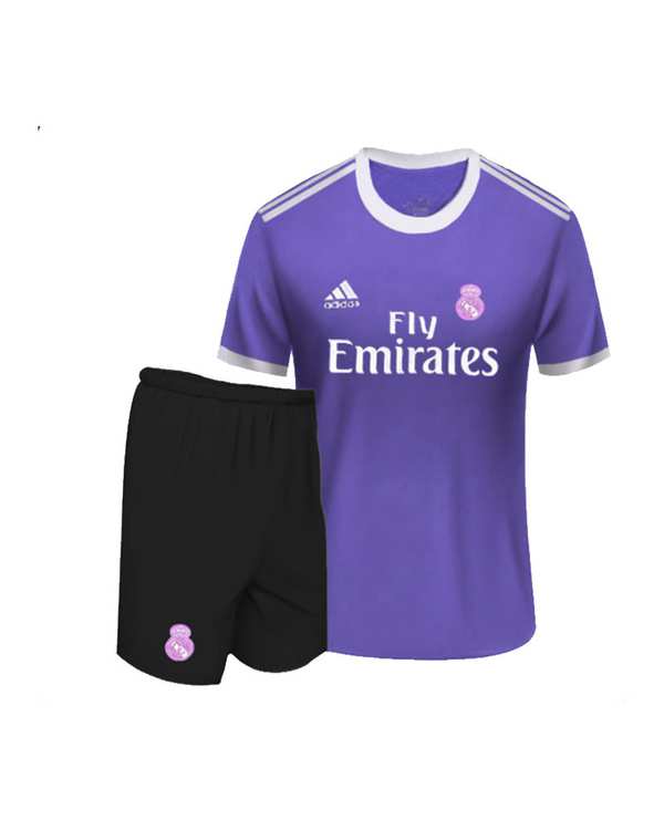 ست تی شرت و شلوارک ورزشی مردانه مدل رئال مادرید کد Away 2017