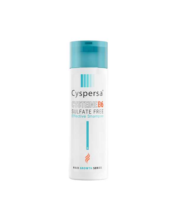 شامپو فاقد سولفات ضد ریزش مو سیسپرسا Cyspersa مدل سیستئین Cysteine B6 حجم 250ml