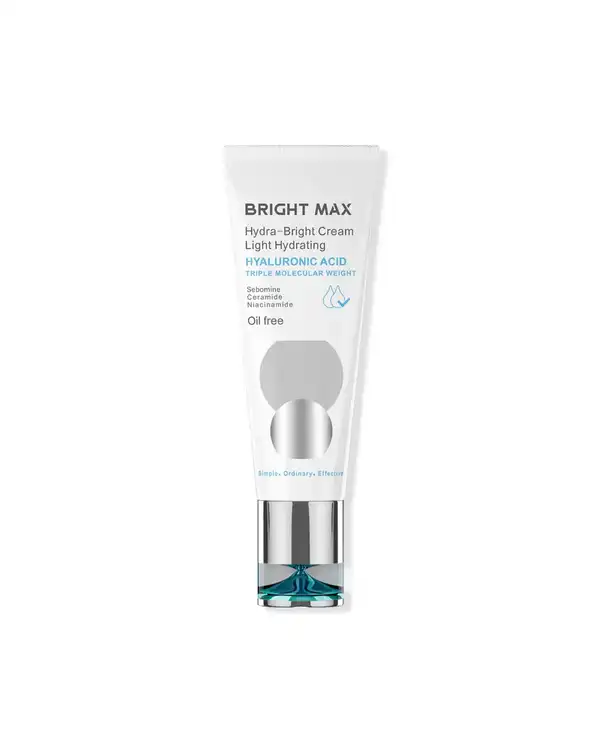 کرم آبرسان برایت مکس Bright Max مدل لایت هیدرا مناسب پوست چرب و مختلط 50ml