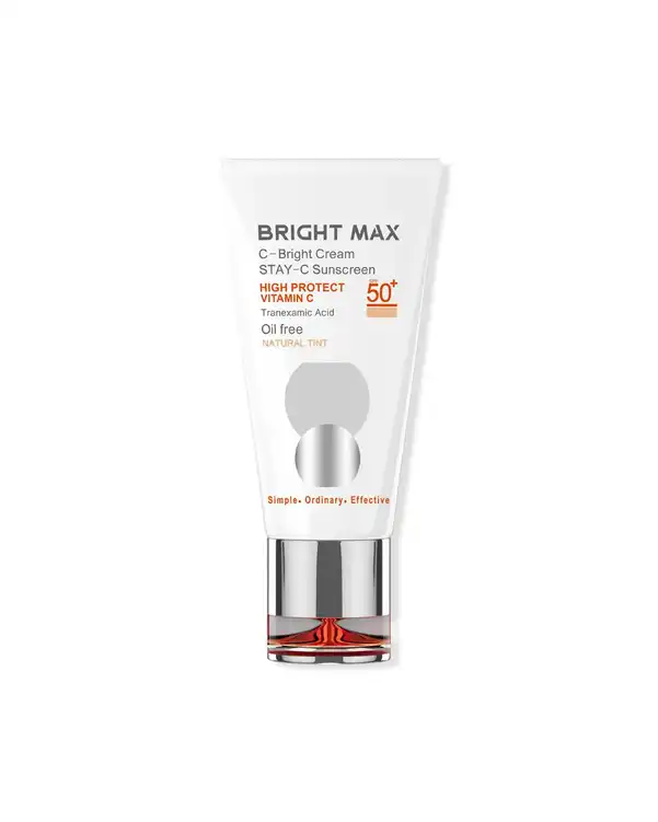 کرم ضد آفتاب رنگی SPF50 برایت مکس Bright Max حاوی ویتامین C حجم 50ml