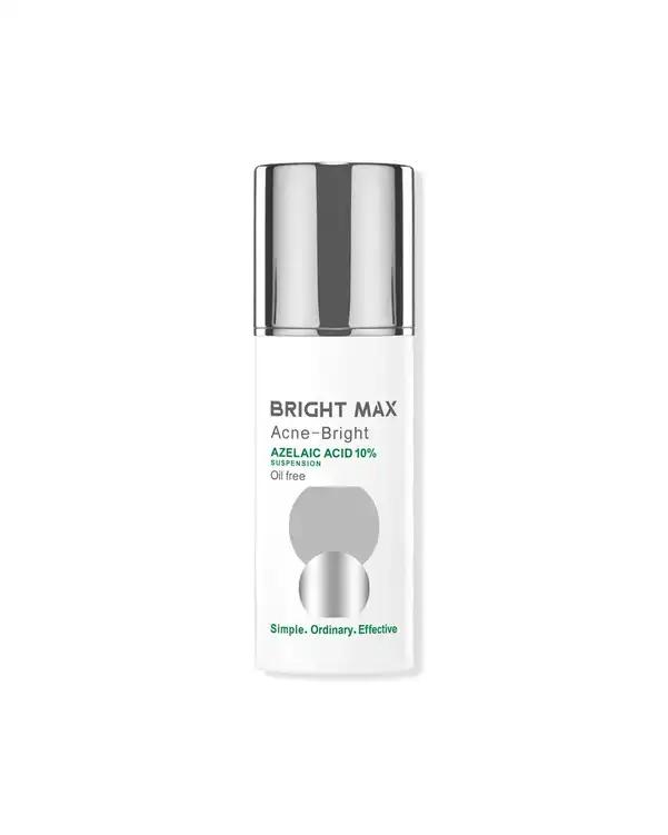 سوسپانسیون ضد آکنه و لک برایت مکس Bright Max حاوی آزلائیک اسید 30ml