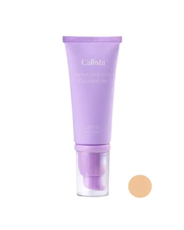 کرم پودر فلوییدی کالیستا Callista مدل Perfect Cover شماره F01 حجم 40ml