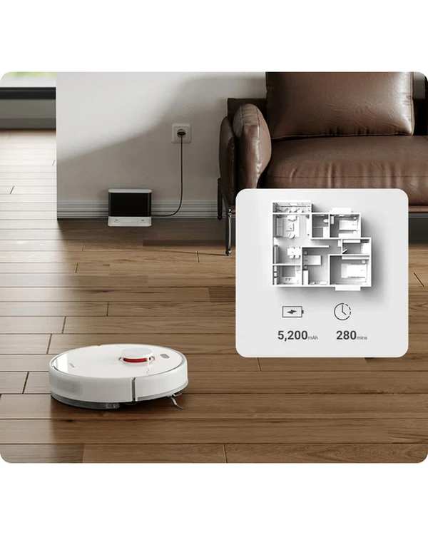 جارو رباتیک سفید دریم Dreame مدل Bot Robot Vacuum
 D10S+A15:S15 - تصویر 4