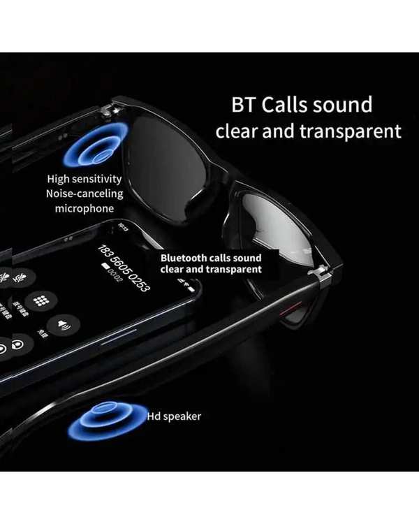عینک آفتابی هوشمند مشکی میجیا مدل Smart sunglasses E13 - تصویر 3